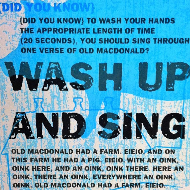 Wash Up And Sing